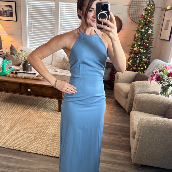 NA-KD Dress/Gown Baby Blue - Picture 3 of 6